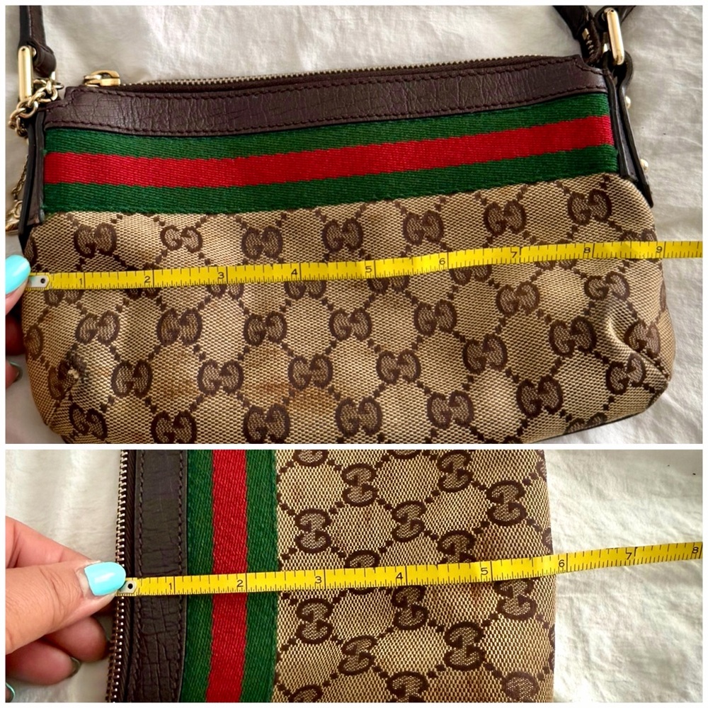 👑✅PRICE FIRM✅ AUTHENTIC Gucci Mini Web Charm Bag - Picture 7 of 16